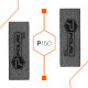 Губка шлифовальная прямая Polax P150 100х70х25 мм (54-229)