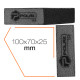 Губка шлифовальная прямая Polax P150 100х70х25 мм (54-229)