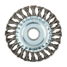 Szczotka tarczowa do szlifierek kątowych, 125 mm 22,2 mm drut pleciony (54-209)