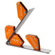 Set of magnetic holders for welding Polax 4 pcs (37-179)