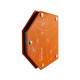 Spawalniczy kątownik magnetyczny Polax „Trapez” 115x90x17 mm (37-180)