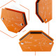 Spawalniczy kątownik magnetyczny Polax „Trapez” 100x68x14 mm (37-181)