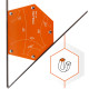 Spawalniczy kątownik magnetyczny Polax „Trapez” 145x110x25 mm (37-183)