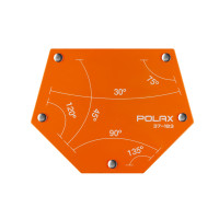 Spawalniczy kątownik magnetyczny Polax „Trapez” 145x110x25 mm (37-183)