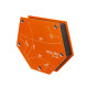 Spawalniczy kątownik magnetyczny Polax „Trapez” 145x110x25 mm (37-183)