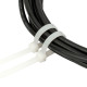 Opaska kablowa 4 x 300mm, biały 100 szt. (37-099)