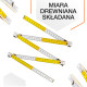 Линейка деревянная складная Polax 1 м (38-071)