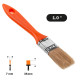 Pędzel płaski 1", typ "Eco"3/4" rączka plastikowa (05-002)