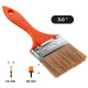 Pędzel płaski 3", typ "Eco" rączka plastikowa (05-006)