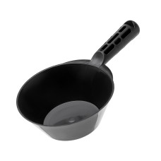 Plastic scoop, black 0.8 l (100-426)