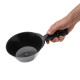 Plastic scoop, black 0.8 l (100-426)