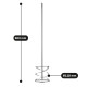 Mortar mixer for dry mixes SDS PLUS, 118 mm (31-003)