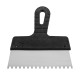 Szpachla ze stali nierdzewnej do kleju z zębami 200 mm, ząb 6 x 6 mm (111-060)