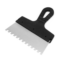 Szpachla ze stali nierdzewnej do kleju z zębami 200 mm, ząb 8 x 8 mm (111-061)