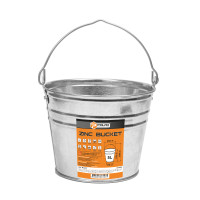 Galvanized Bucket 5L Metal Durable Polax (70-035)