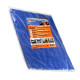 Plandeka 45g/m² Niebieski 10 x 10m z oczkami, laminowana dwustronnie Polax (70-105)