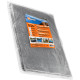 Plandeka 80g/m² Srebrny/Czarny 5 x 8m z oczkami, laminowana dwustronnie Polax (70-112)