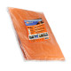 Tarpaulin 110g/m² Orange/Black 6 x 10m with eyelets, double-sided laminated Polax (70-125)