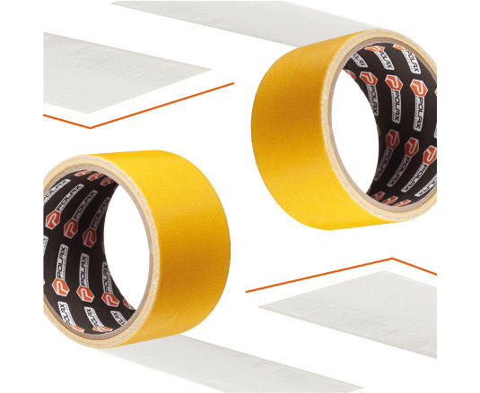 Taśma dwustronna na podłożu z tkaninu 48 mm x 10 m (101-005)