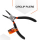 Szczypce segera 150mm, wygięte Polax (35-033)