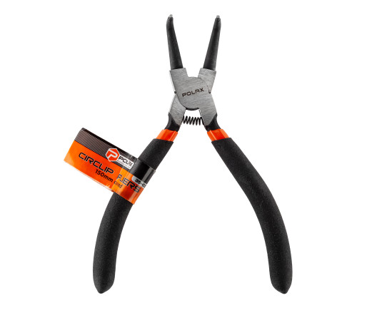 Szczypce segera 150mm, wygięte Polax (35-033)