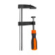Ścisk stolarski typu F uchwyty dwukomponentowe Polax 155 x 60 mm (22-007)