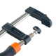 Ścisk stolarski typu F uchwyty dwukomponentowe Polax 202 x 60 mm (22-008)