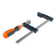 Ścisk stolarski typu F uchwyty dwukomponentowe Polax 202 x 60 mm (22-008)